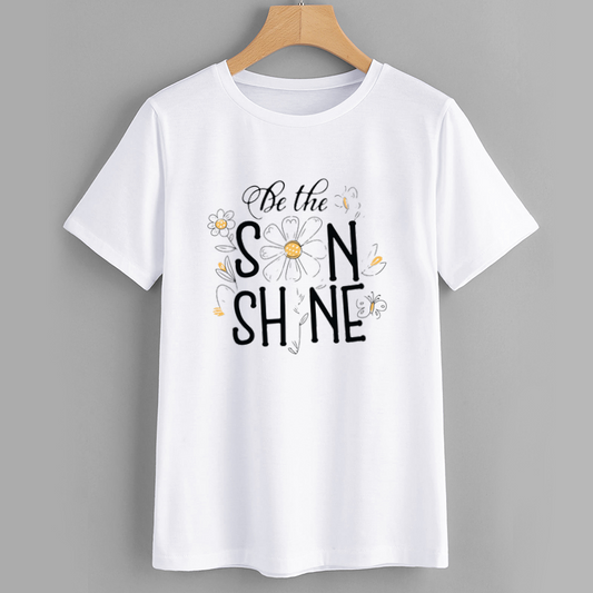Sunshine Daisy Graphic Cotton T-Shirt