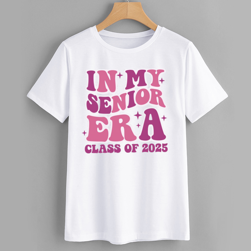 Retro Senior Era Class of 2025 Graphic T-Shirt