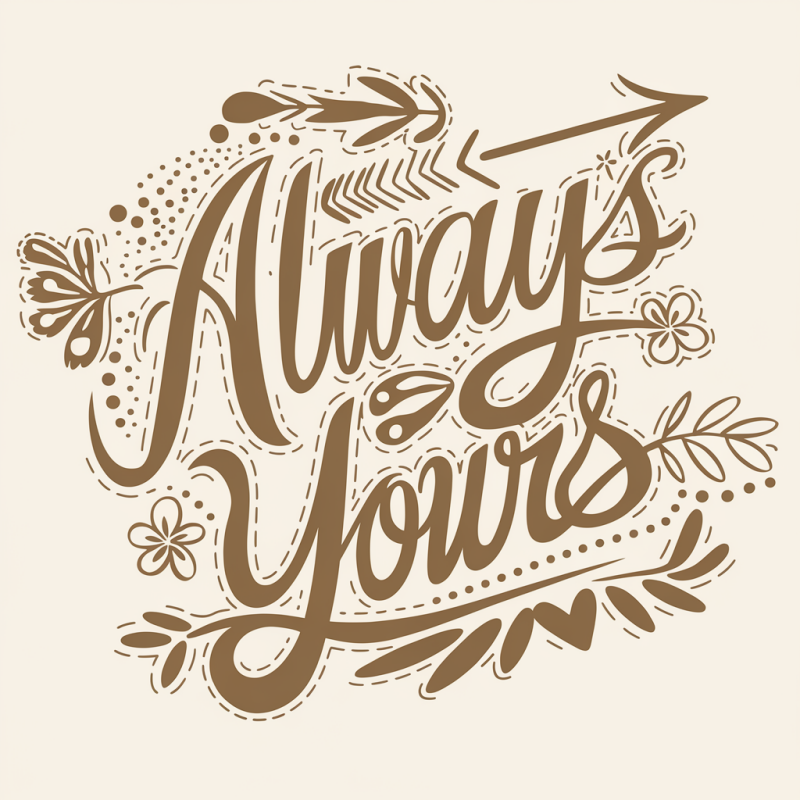 Cotton Always Yours Graphic T-Shirt