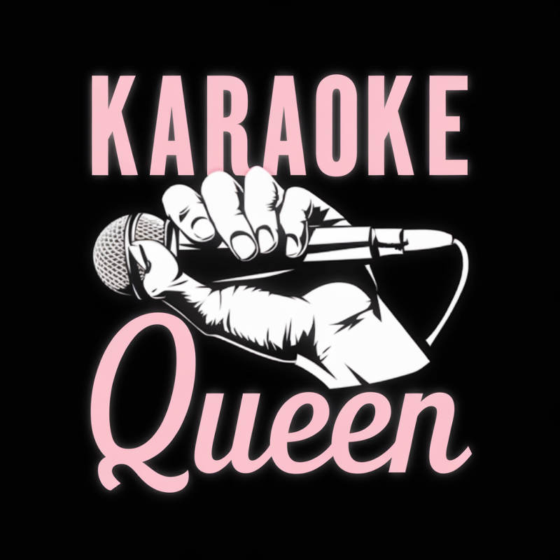 Karaoke Queen Graphic T-Shirt