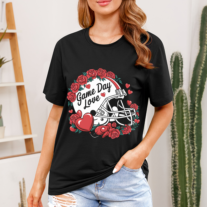 Game Day Love Super Bowl T-Shirt