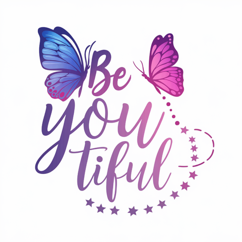 Butterfly BeYOUtiful Cotton Graphic T-Shirt