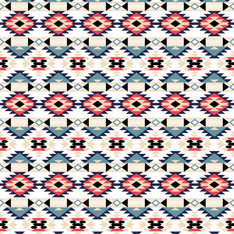 Geometric Pattern Button-Down Shirt