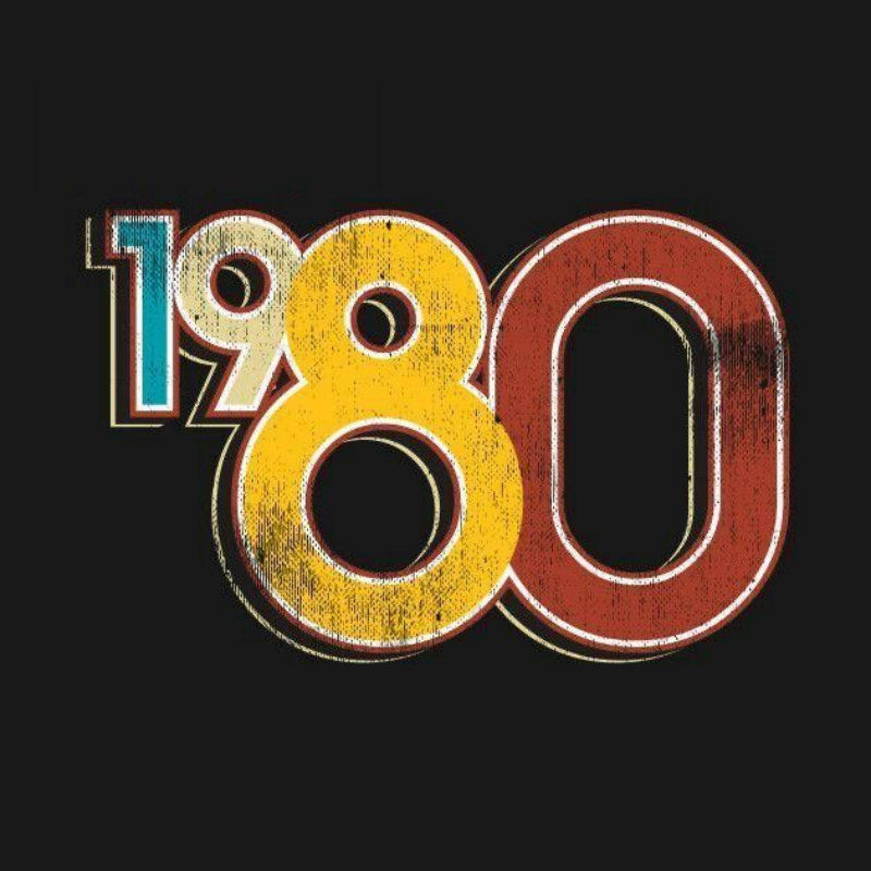 1980 Vintage Retro Graphic T-Shirt