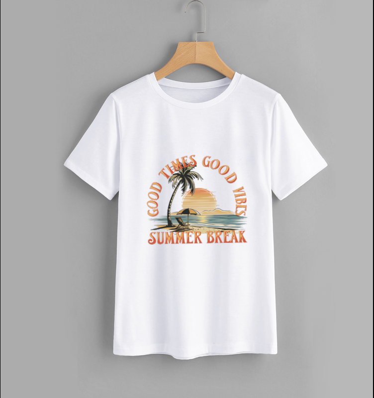 Good Times Good Vibes Summer T-Shirt