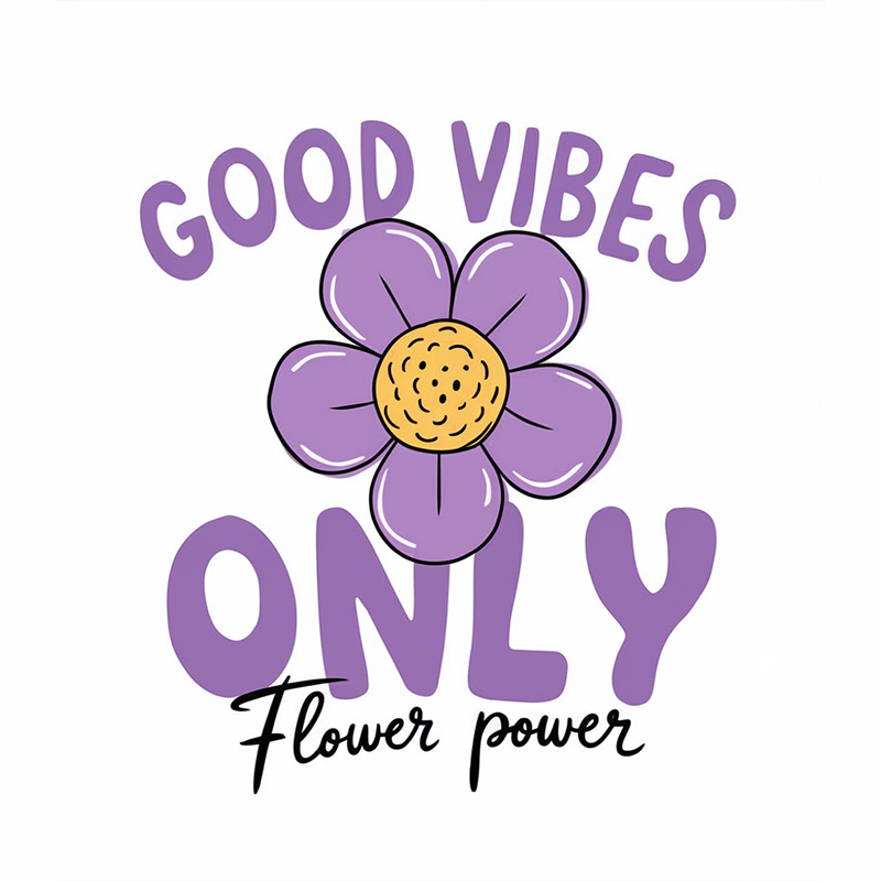 Good Vibes Only Floral T-Shirt