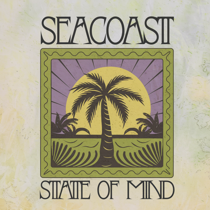 Seacoast Palm Tree Graphic Cotton T-Shirt