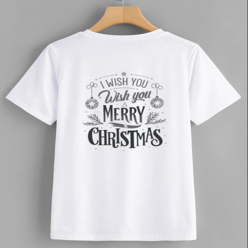 Merry Christmas Graphic Tee for Holiday Celebrations