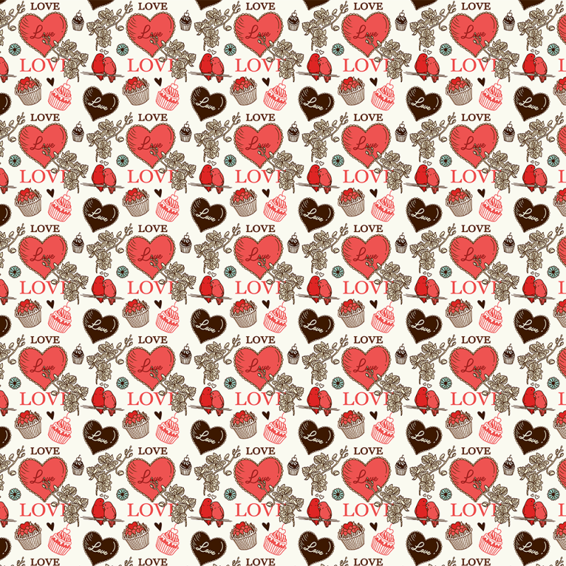 Valentine's Day Casual Pattern Button-Down Shirt