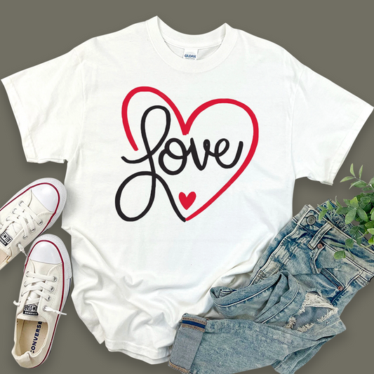 Valentine's Day 'Love' T-Shirt