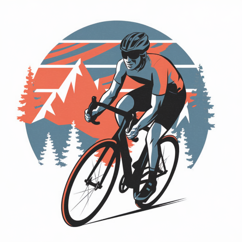 Cycling Adventure Graphic T-Shirt