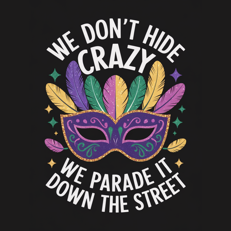 We Don't Hide Crazy Parade T-Shirt