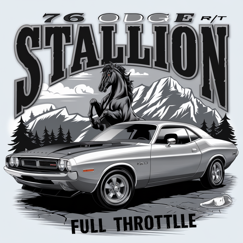 1976 Dodge Stallion Graphic T-Shirt