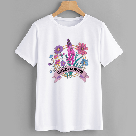 Floral Wildflower Graphic T-Shirt