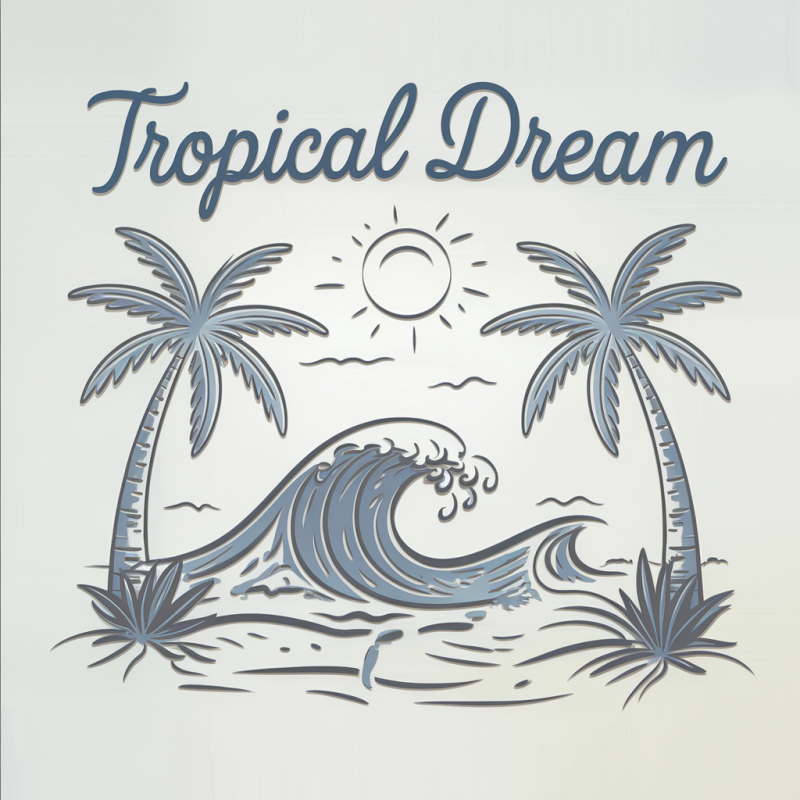 Tropical Dream Graphic T-Shirt