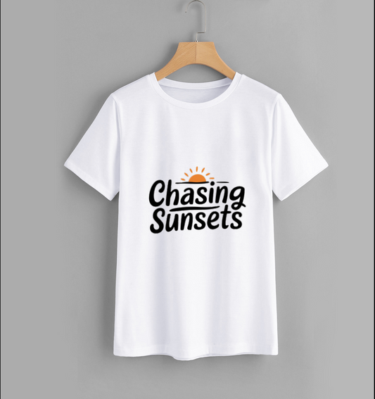 Chasing Sunsets Graphic Tee - Summer Adventure T-Shirt