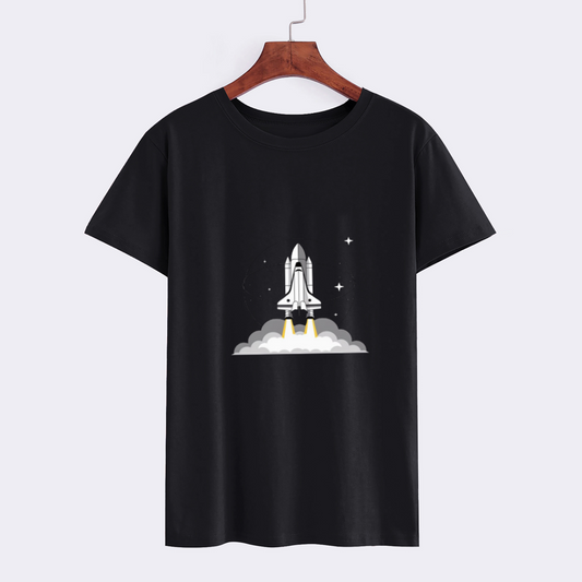 Rocket Launch Graphic T-Shirt for Kids