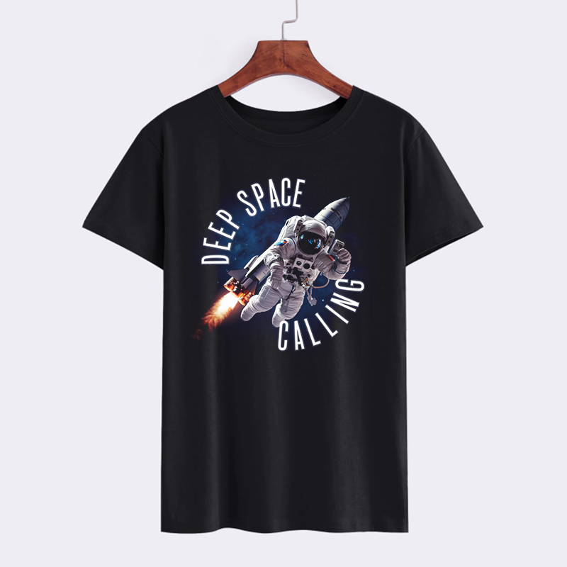 Astronaut Deep Space Calling Graphic T-Shirt