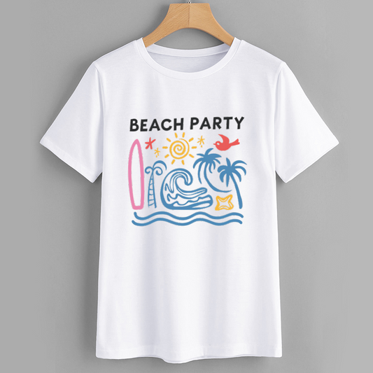 Beach Party Graphic T-Shirt