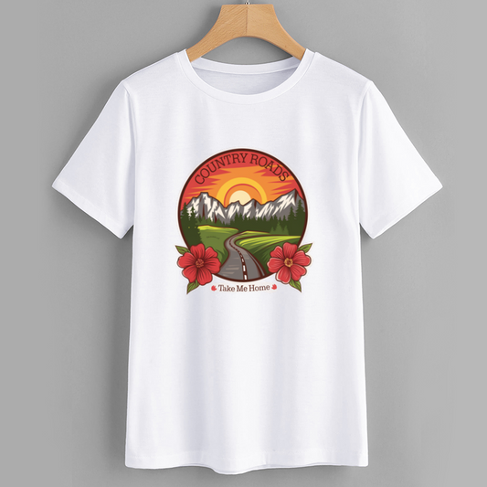 Country Roads Vintage Graphic T-Shirt