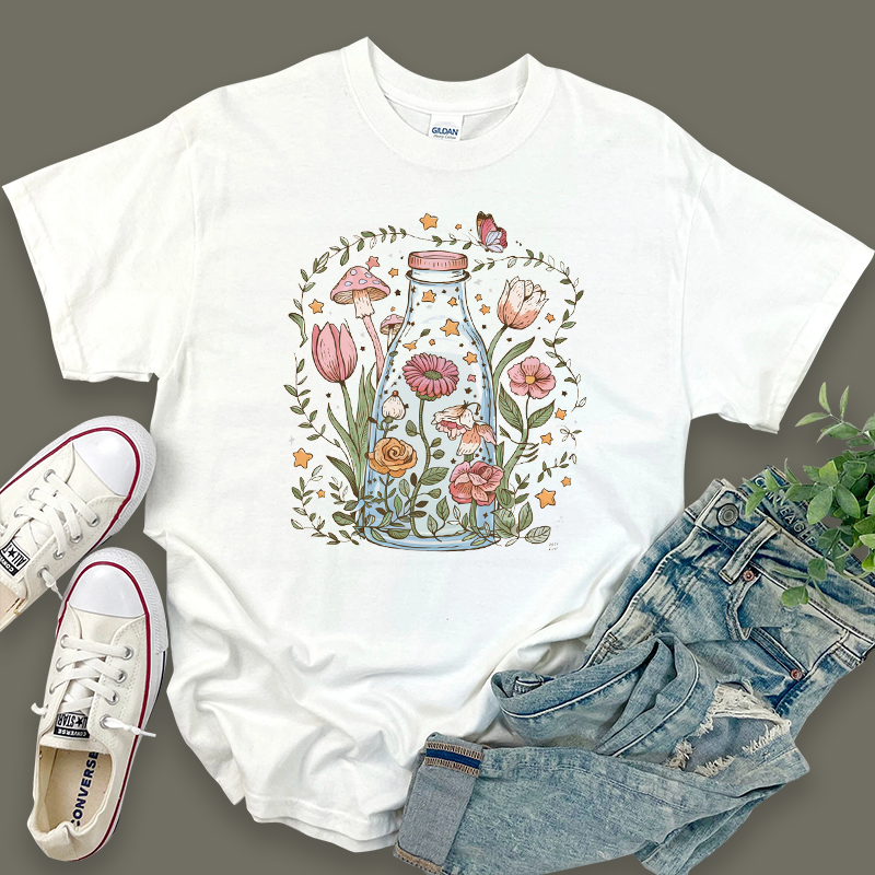 Botanical Pattern Top