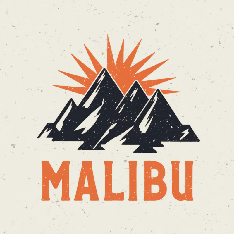 Malibu Mountain Graphic T-Shirt