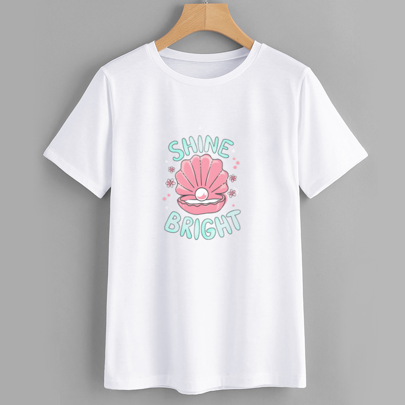 Shine Bright Shell Graphic T-Shirt