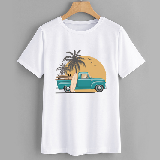 Vintage Surf Truck Graphic T-Shirt
