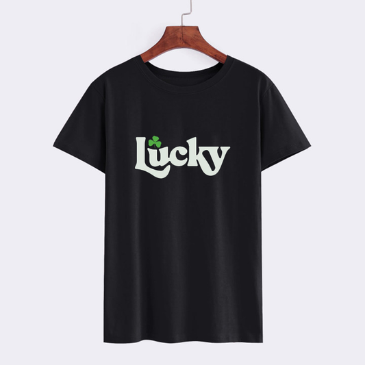 Lucky Clover Graphic T-Shirt