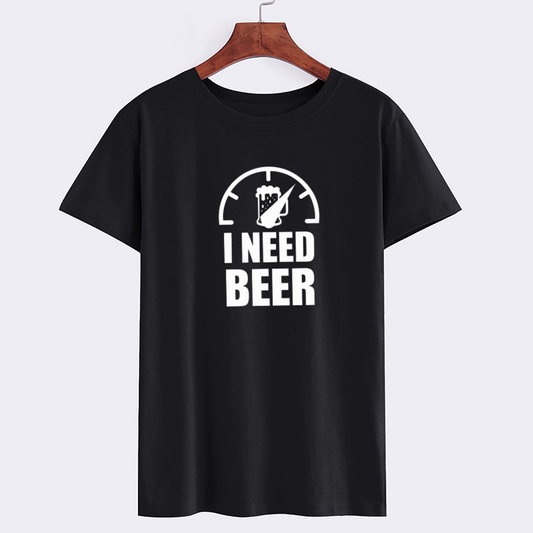 I Need Beer Funny Graphic T-Shirt