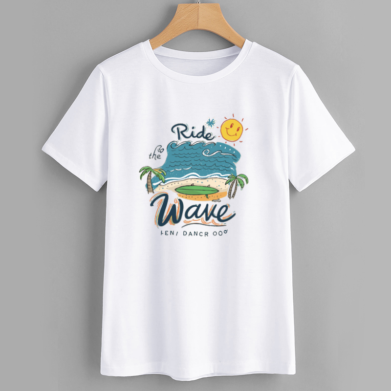 Ride the Wave Graphic T-Shirt