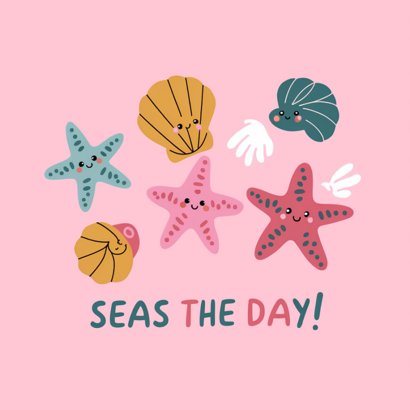 Seas The Day Beach T-Shirt