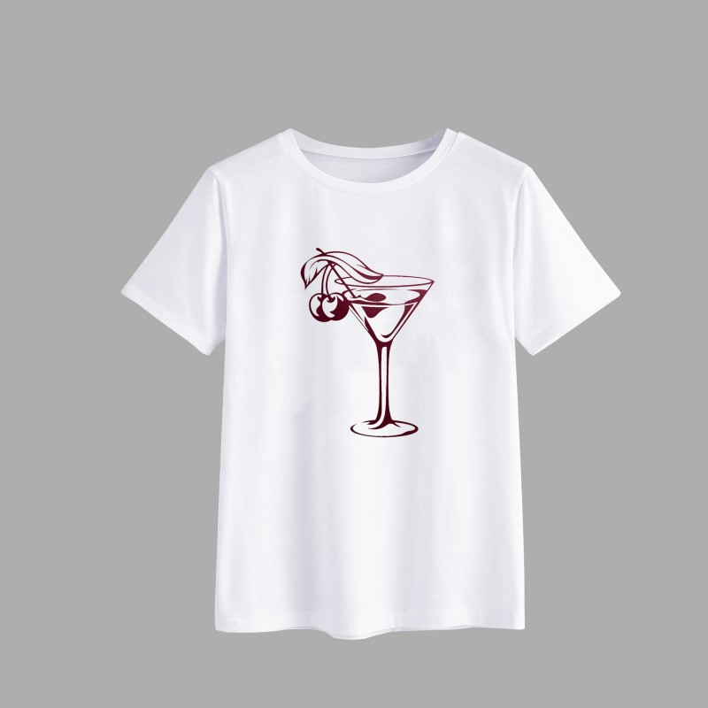 Cocktail Martini Graphic T-Shirt