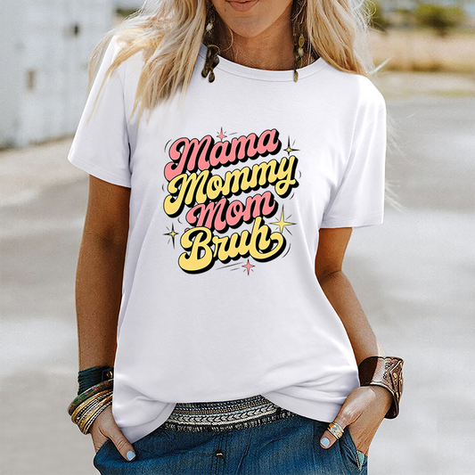 Cute Mama Lettering Top