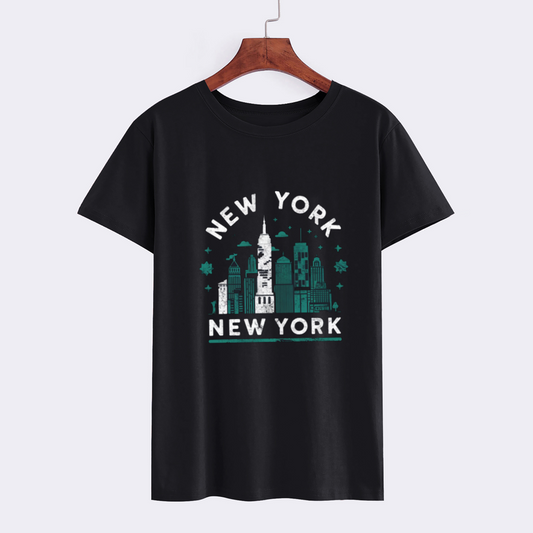 New York Skyline Graphic T-Shirt