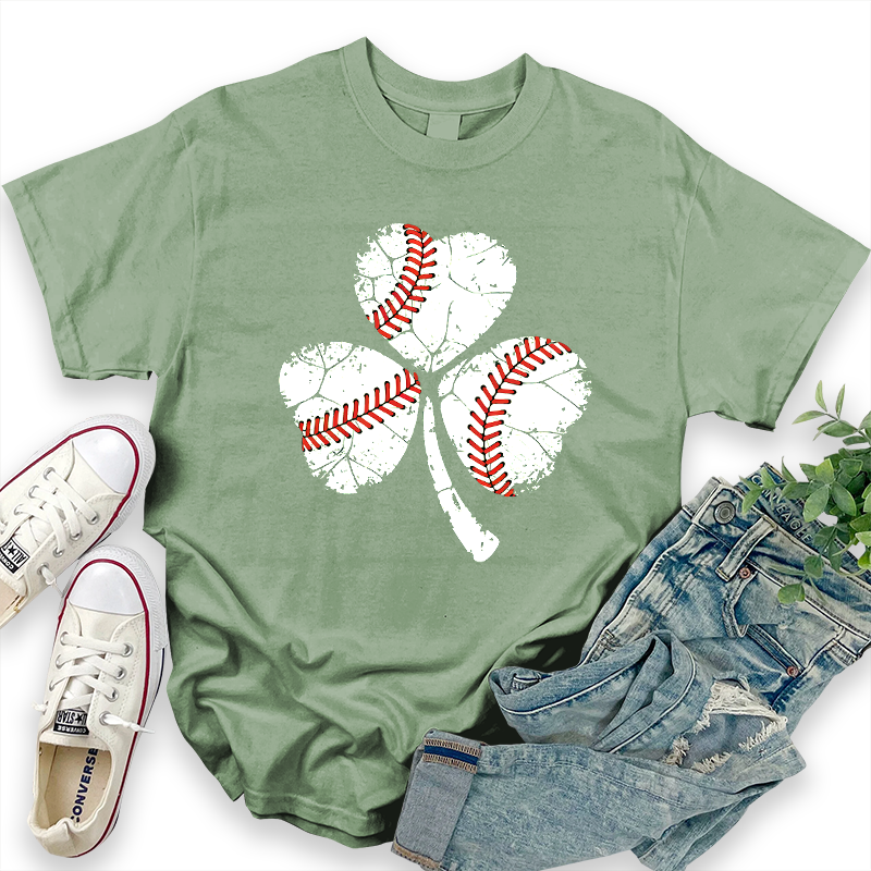 Trefoil Baseball Pattern Top