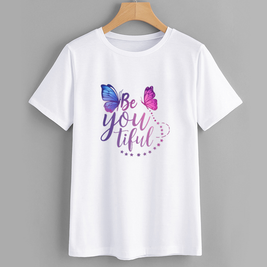 Butterfly BeYOUtiful Cotton Graphic T-Shirt