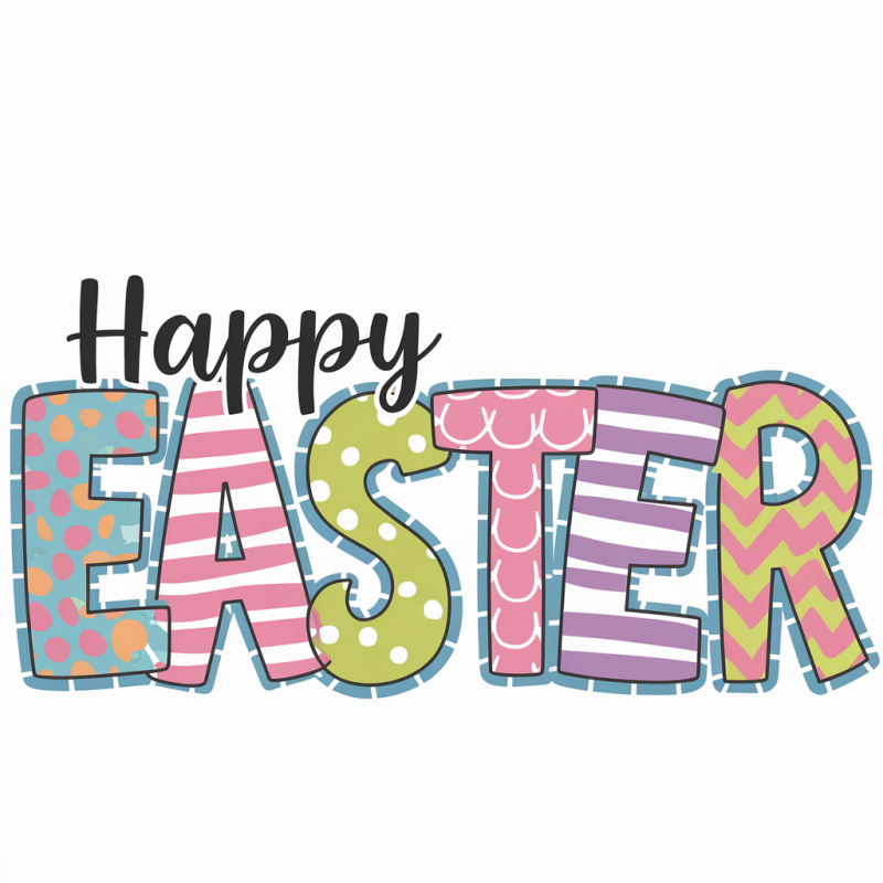 Happy Easter Graphic T-Shirt for Kids