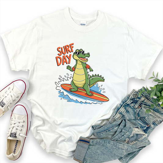 Hawaiian Pattern 'Surf Day' T-Shirt