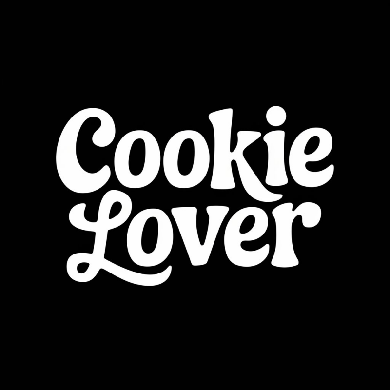 Cookie Lover Graphic Tee - Fun Black T-Shirt