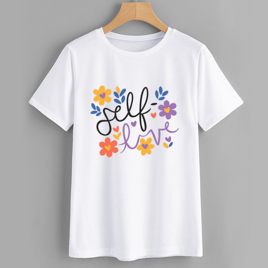 Self Love Cotton T-Shirt Casual Wear