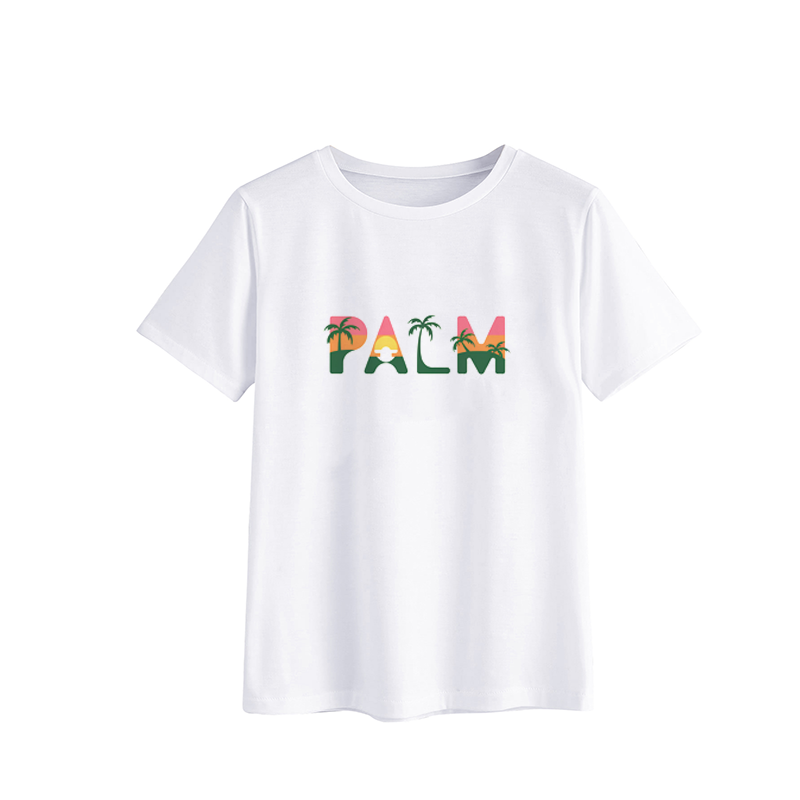 Palm Tree Graphic T-Shirt for Summer Vibes