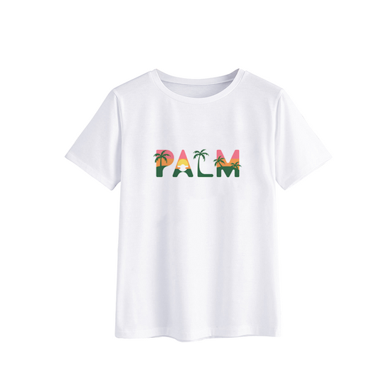 Palm Tree Graphic T-Shirt for Summer Vibes