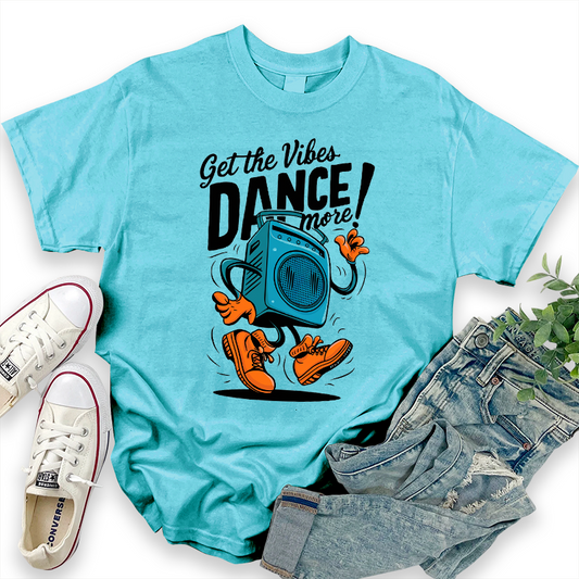 Casual Graphic Top with Speakers Design