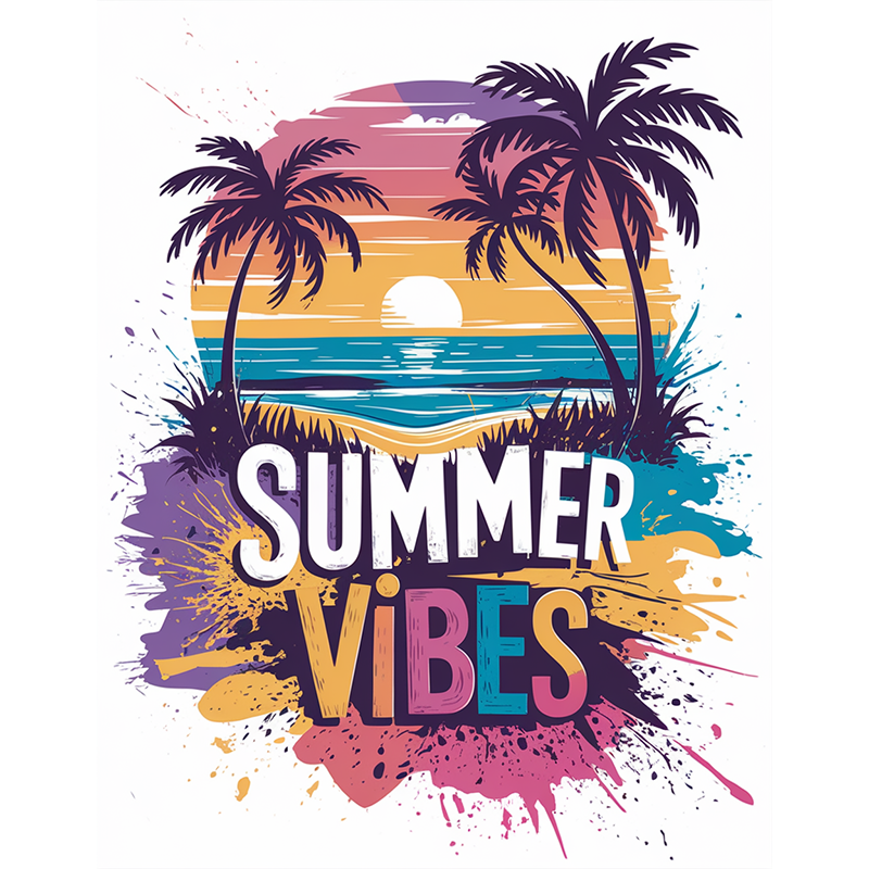Summer Vibes Graphic T-Shirt for Casual Wear