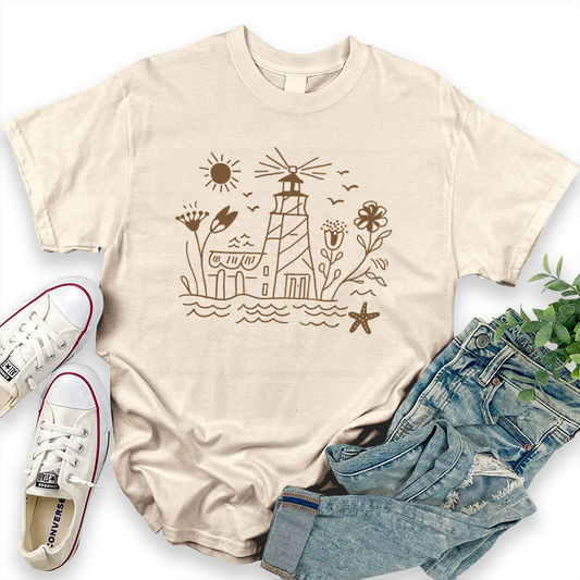 Casual Vacation Pattern Top