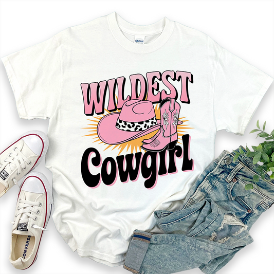 Wildest Cowgirl Graphic T-Shirt