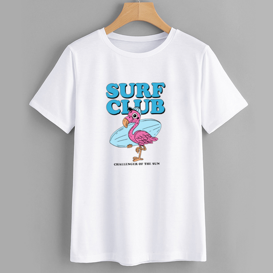 Surf Club Flamingo Graphic T-Shirt