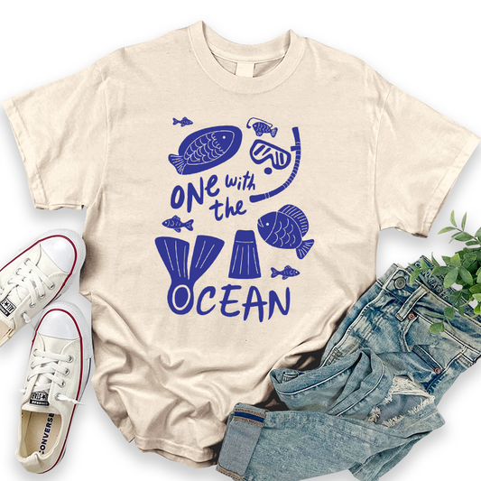 Leisure Vacation Eco-Friendly Pattern Top