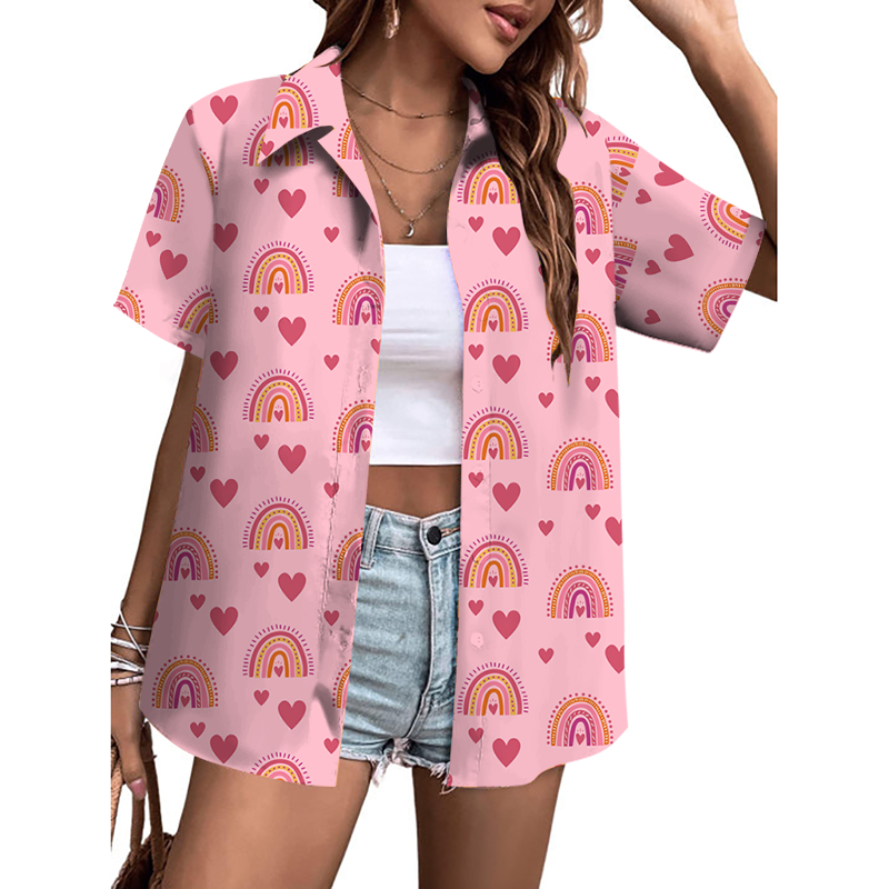 Valentine's Day Rainbow Heart Shirt